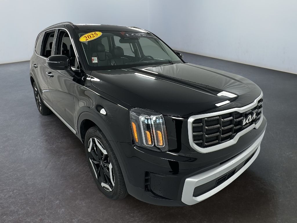 Ebony Black 2025 Kia Telluride S AWD SUV / Crossover All-Wheel Drive 8-Speed Automatic