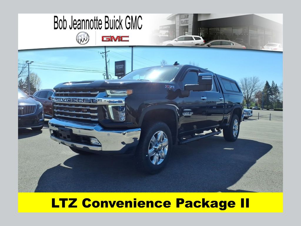 Black 2022 Chevrolet Silverado 2500HD LTZ Crew Cab 4WD Pickup Truck Four-Wheel Drive Automatic