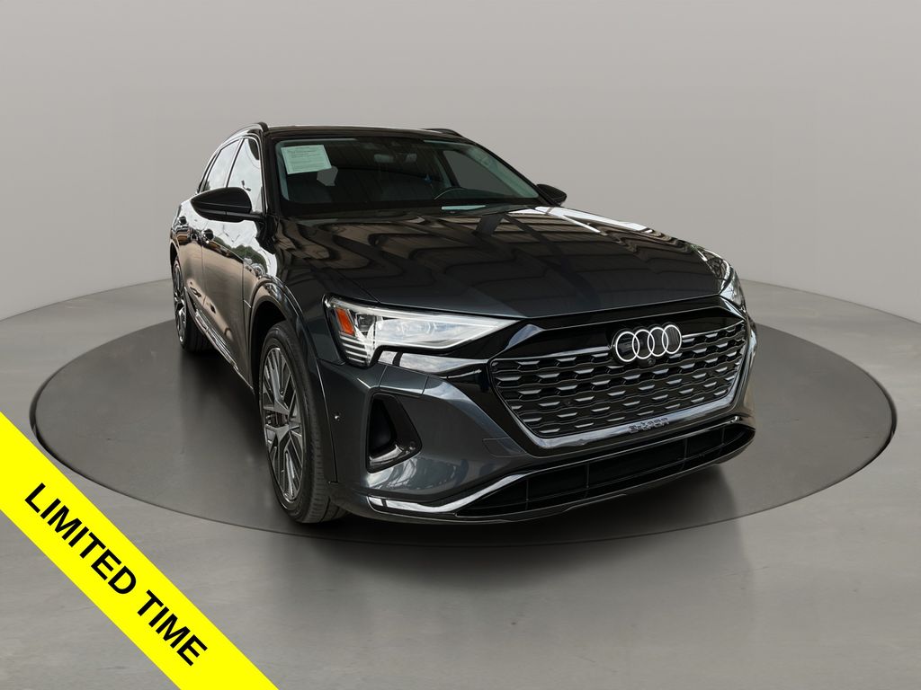 Manhattan Gray Metallic 2024 Audi Q8 e-tron SUV / Crossover All-Wheel Drive Automatic
