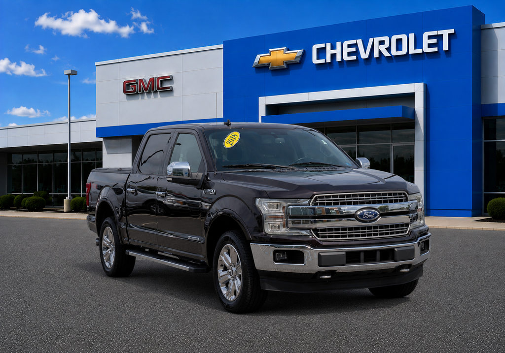 Magma Red 2018 Ford F-150 Pickup Truck Four-Wheel Drive Automatic