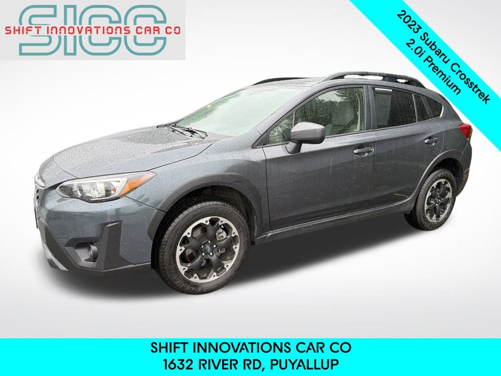 Magnetite Gray Metallic 2023 Subaru Crosstrek Premium AWD SUV / Crossover All-Wheel Drive Continuously Variable Transmission