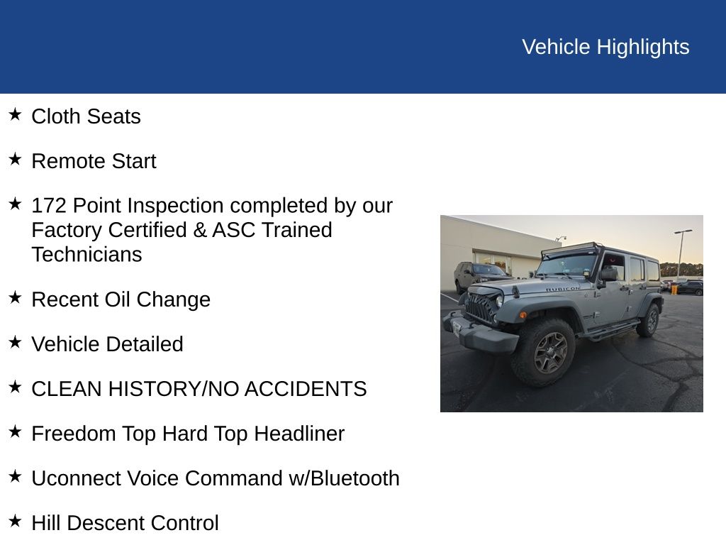 2016 Jeep Wrangler Unlimited Rubicon