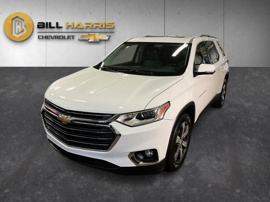 Summit White 2019 Chevrolet Traverse LT Leather AWD SUV / Crossover Four-Wheel Drive 9-Speed Automatic