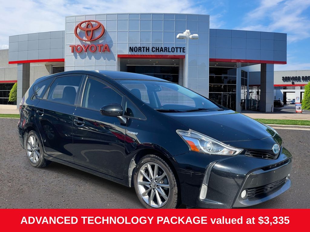 Attitude Black 2015 Toyota Prius v Five FWD Wagon Front-Wheel Drive Continuously Variable Transmission