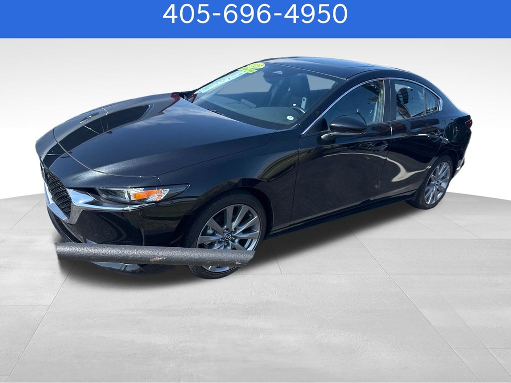 Jet Black Mica 2025 Mazda MAZDA3 2.5 S Preferred Sedan FWD Sedan Front-Wheel Drive 6-Speed Automatic