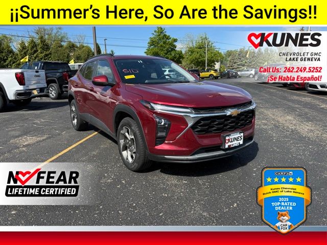 Red (Crimson Metallic) 2025 Chevrolet Trax SUV / Crossover Front-Wheel Drive 6-Speed Automatic