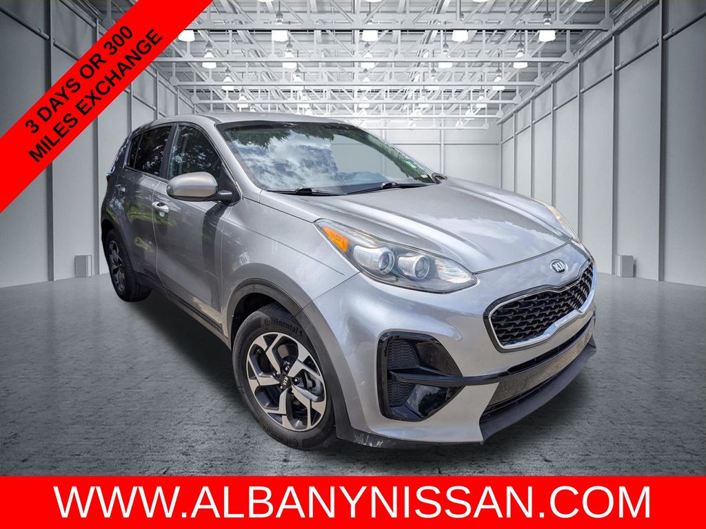 Steel Gray 2021 Kia Sportage SUV / Crossover Front-Wheel Drive 6-Speed Automatic Overdrive
