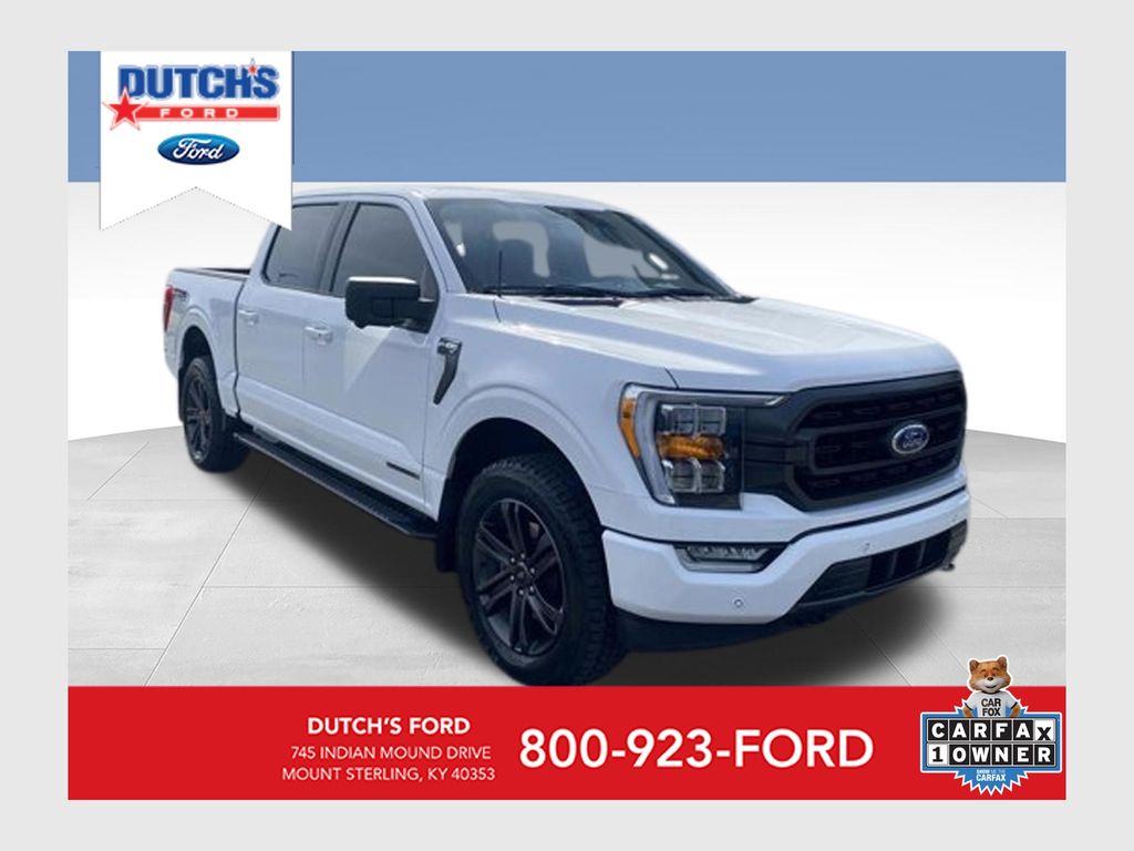 Oxford White 2021 Ford F-150 XLT SuperCrew 4WD Pickup Truck Four-Wheel Drive Automatic