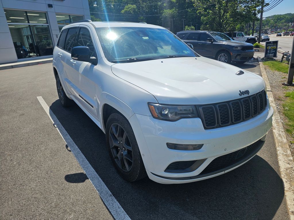 Bright White Clearcoat 2020 Jeep Grand Cherokee Limited X 4WD SUV / Crossover Four-Wheel Drive 8-Speed Automatic
