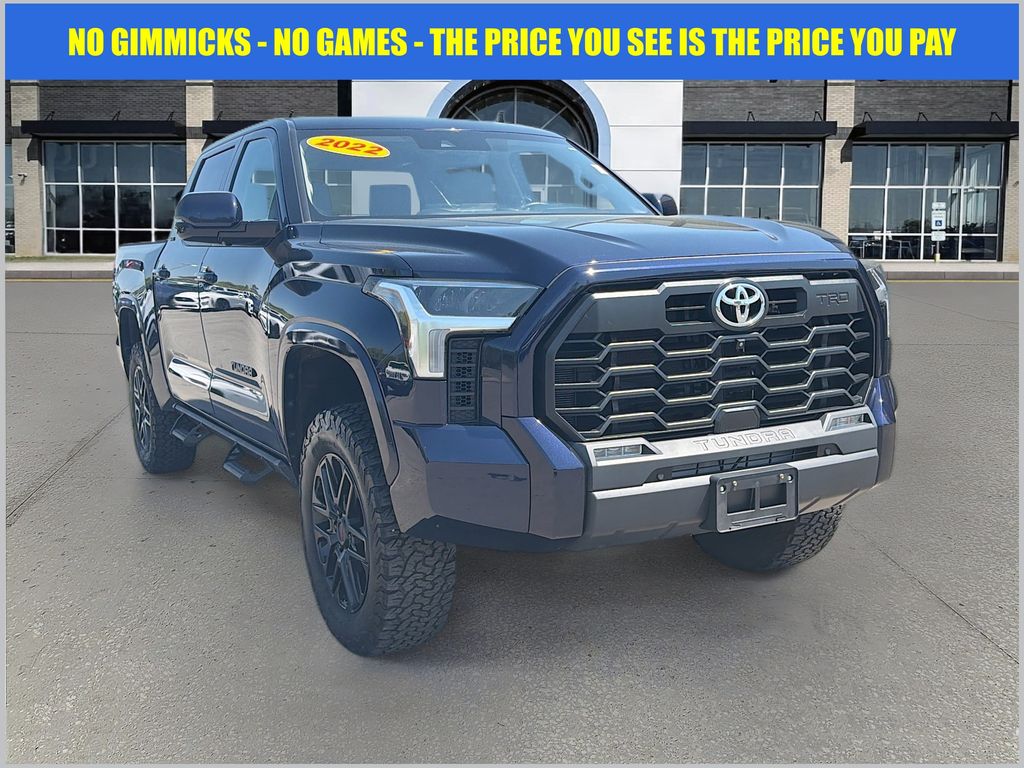 Blueprint 2022 Toyota Tundra SR5 CrewMax Cab 4WD Pickup Truck Four-Wheel Drive Automatic