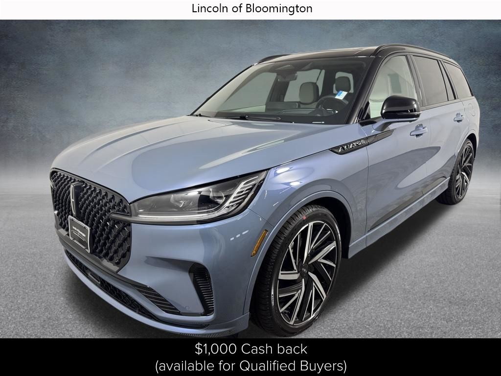 Whisper Blue Metallic Clearcoat 2026 Lincoln Aviator Black Label AWD SUV / Crossover All-Wheel Drive Automatic