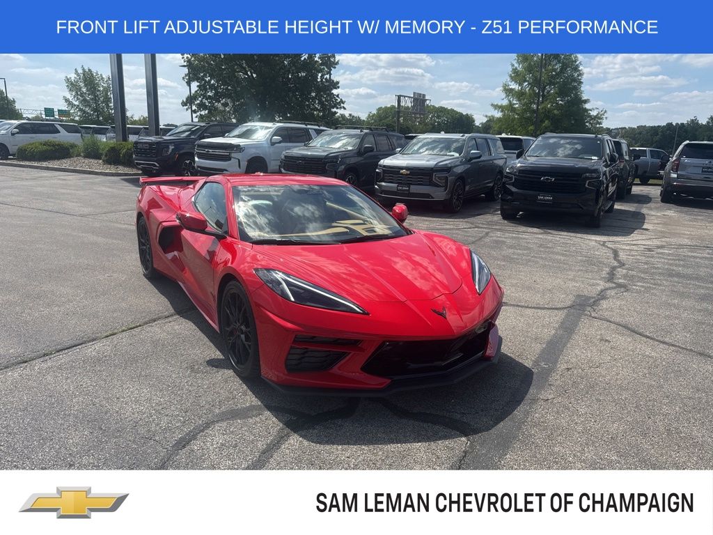 Red 2026 Chevrolet Corvette Stingray 3LT Convertible RWD Convertible Rear-Wheel Drive 8-Speed Dual Clutch