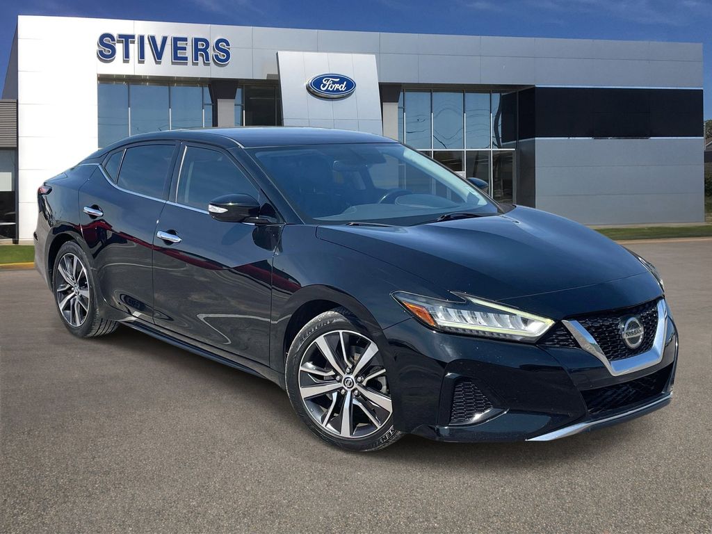 Super Black 2019 Nissan Maxima SV FWD Sedan Front-Wheel Drive Continuously Variable Transmission