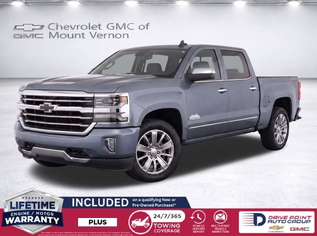 Slate Gray Metallic 2016 Chevrolet Silverado 1500 Pickup Truck Four-Wheel Drive 8-Speed Automatic Overdrive