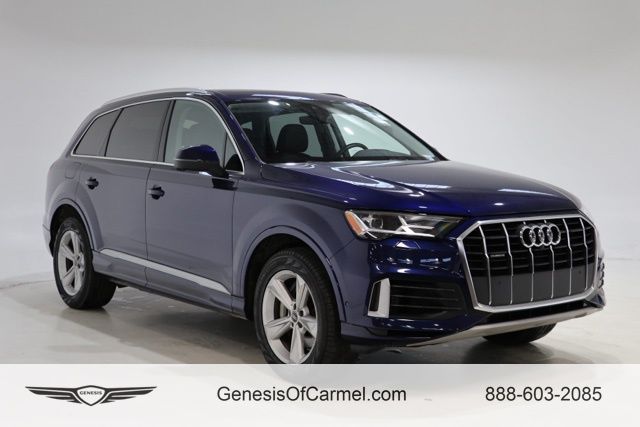 Blue Metallic 2022 Audi Q7 quattro Premium 55 TFSI SUV / Crossover All-Wheel Drive 8-Speed Automatic