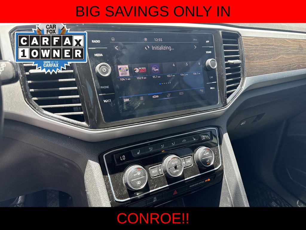 2022 Volkswagen Atlas 3.6L V6 SE w/Technology White at DeMontrond Mazda