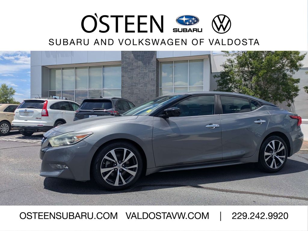 Gray (Gun Metallic) 2016 Nissan Maxima S Sedan Front-Wheel Drive Continuously Variable Transmission