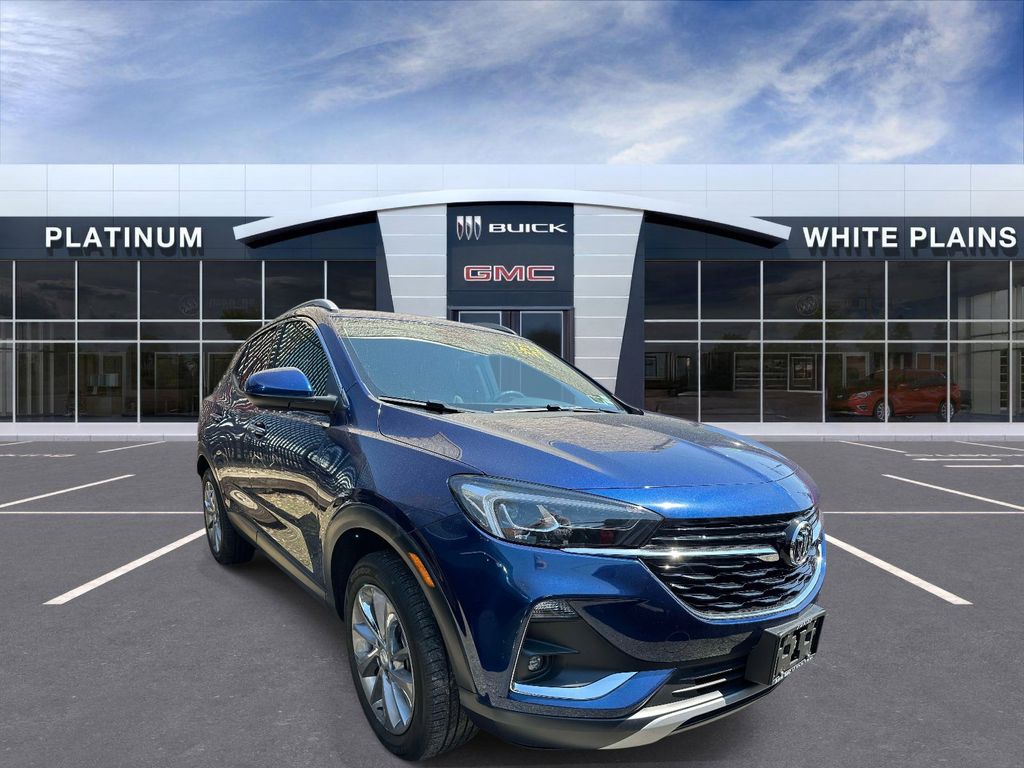 Sapphire Metallic 2023 Buick Encore GX Essence AWD SUV / Crossover All-Wheel Drive 9-Speed Automatic