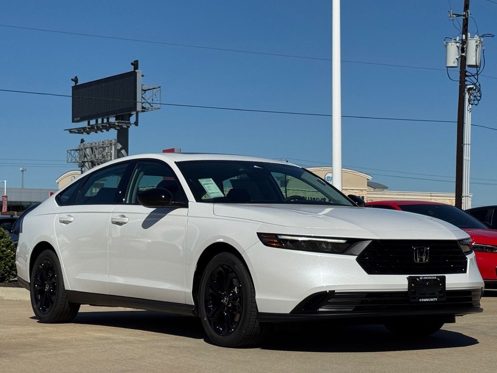 2025 Honda Accord SE White at Community Honda