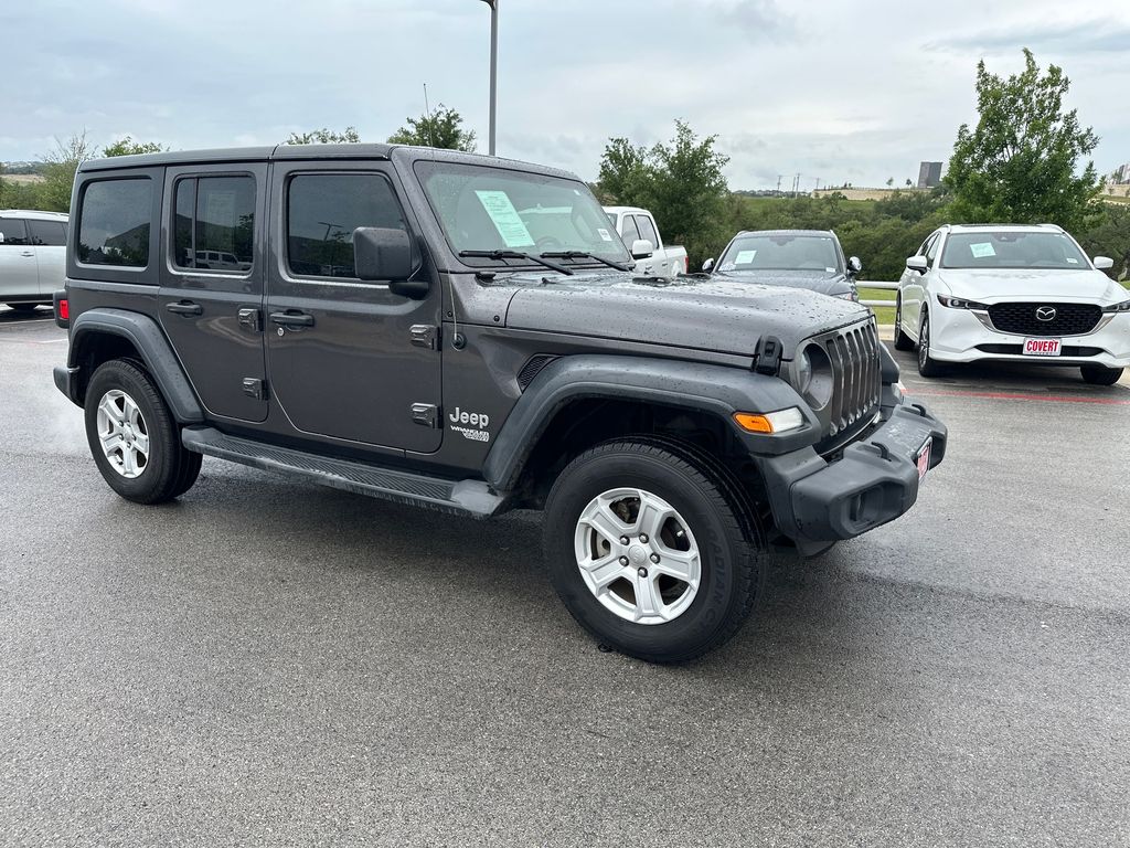 Crystal Metallic 2020 Jeep Wrangler Unlimited Sport S 4WD SUV / Crossover Four-Wheel Drive 8-Speed Automatic