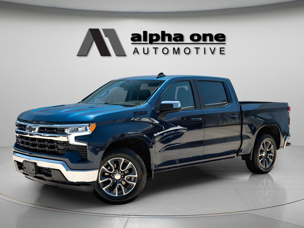 Northsky Blue Metallic 2023 Chevrolet Silverado 1500 Pickup Truck Four-Wheel Drive Automatic