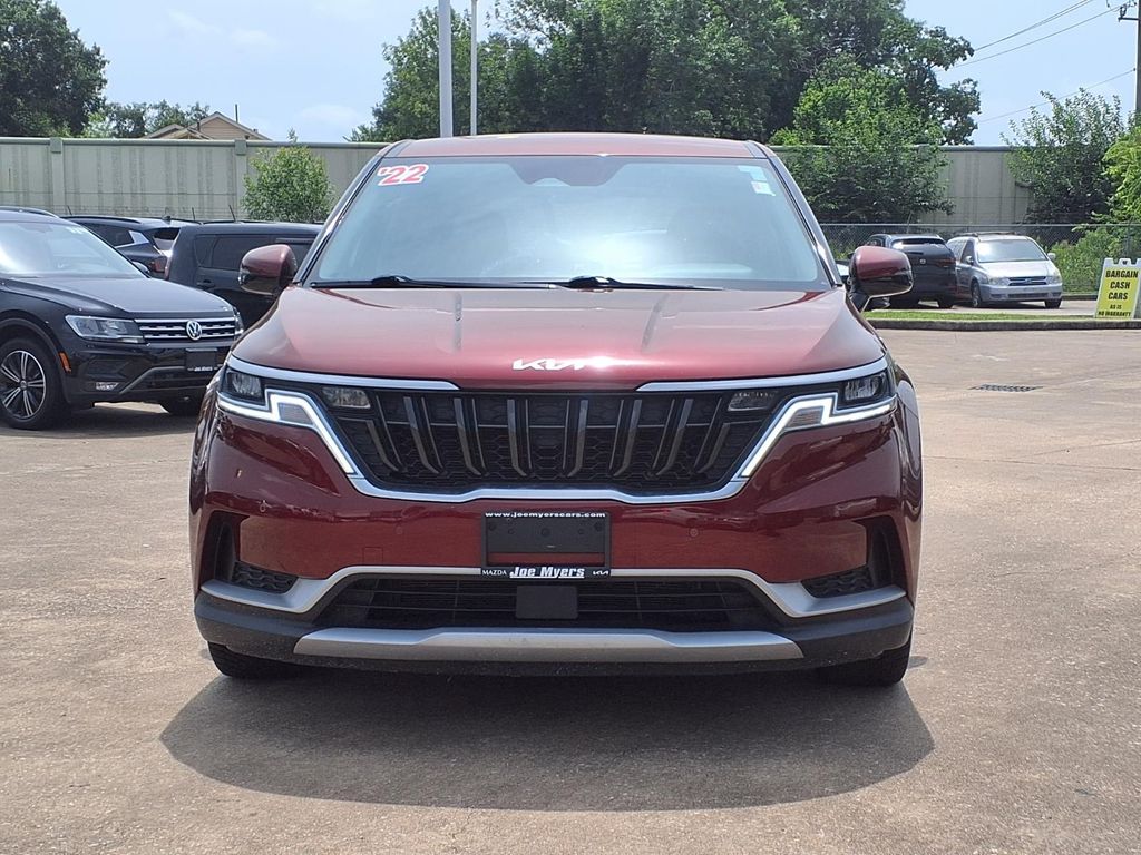 2022 Kia Carnival EX Red at Joe Myers Mazda Kia