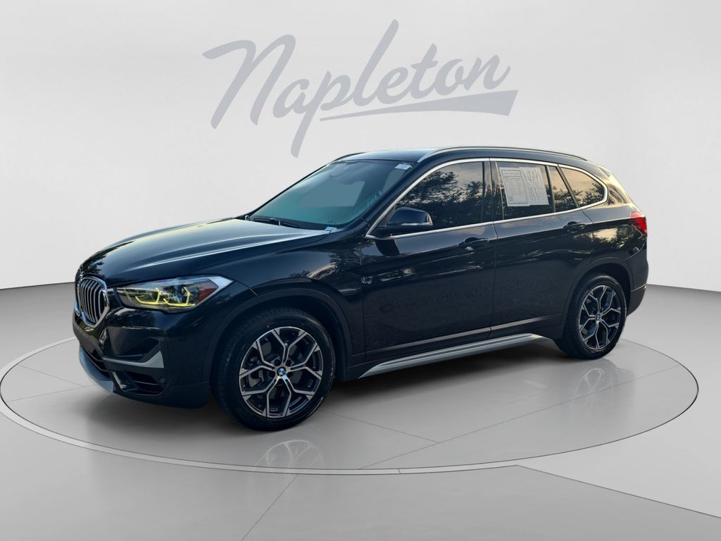 Black Sapphire Metallic 2021 BMW X1 SUV / Crossover Front-Wheel Drive 8-Speed Automatic