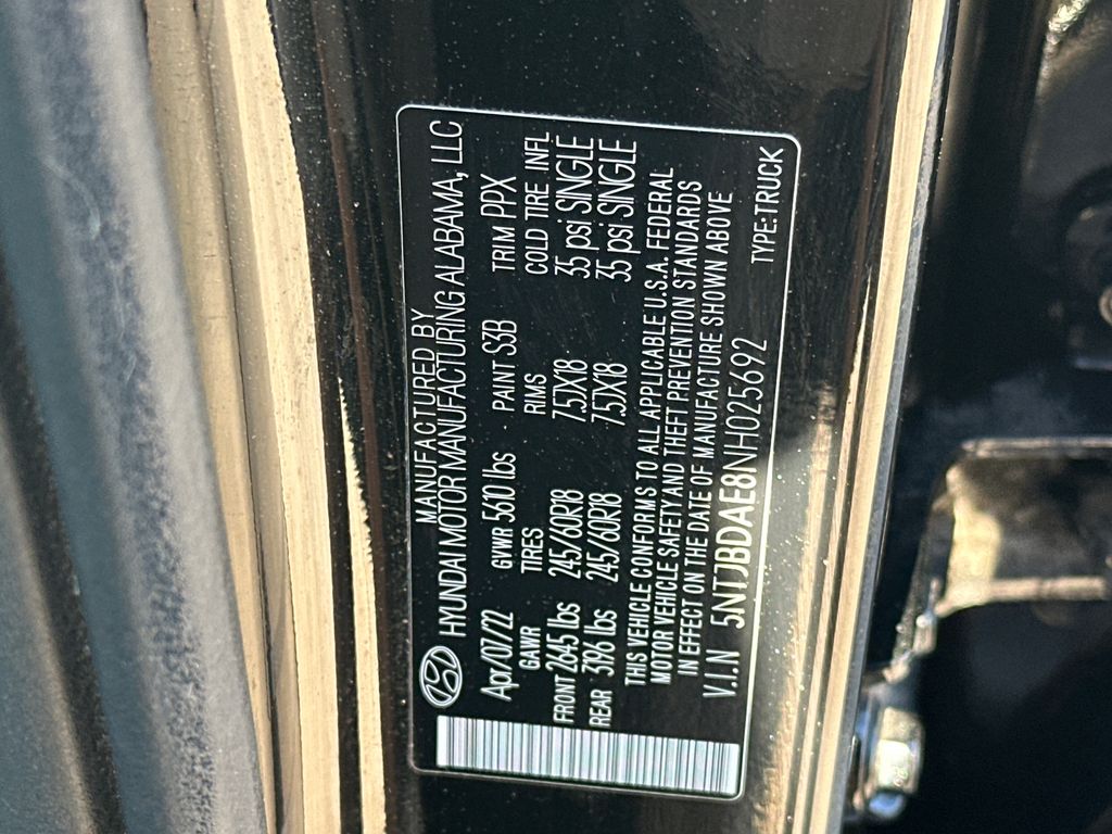 Used 2022 Black Hyundai SEL image 34
