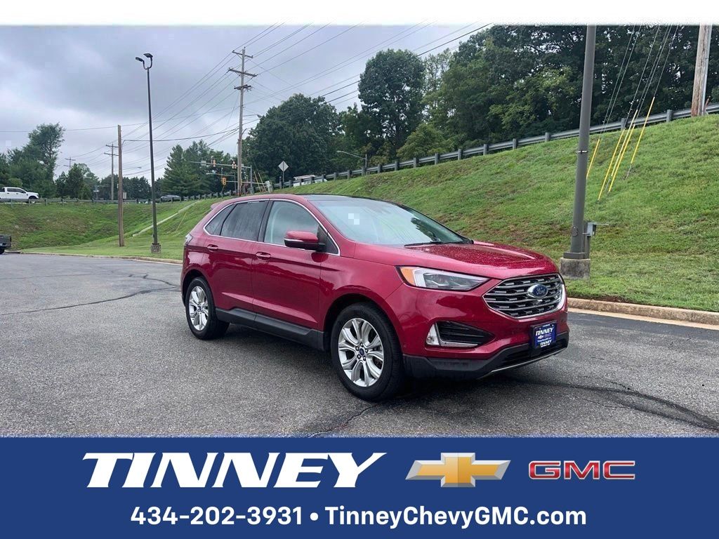 Red Metallic 2020 Ford Edge SUV / Crossover All-Wheel Drive 8-Speed Automatic