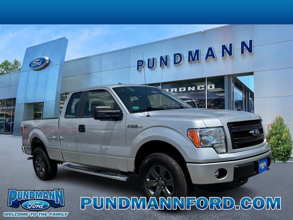 Ingot Silver Metallic 2014 Ford F-150 Pickup Truck Four-Wheel Drive Automatic