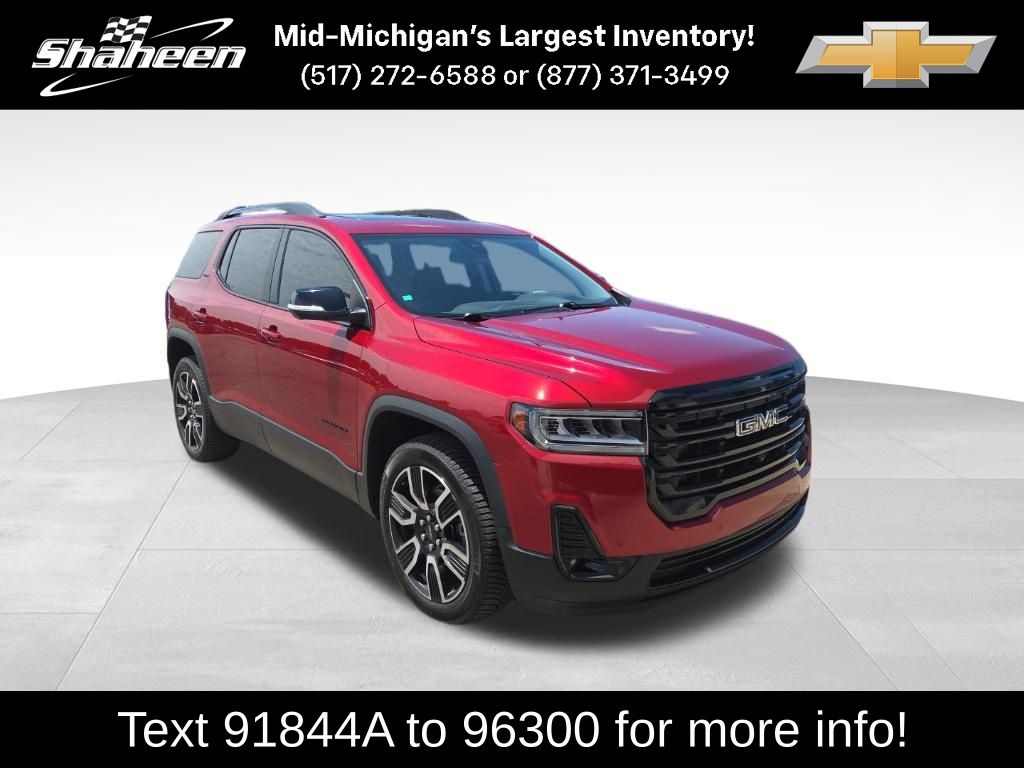 Cayenne Red Tintcoat 2021 GMC Acadia SUV / Crossover Four-Wheel Drive 9-Speed Automatic