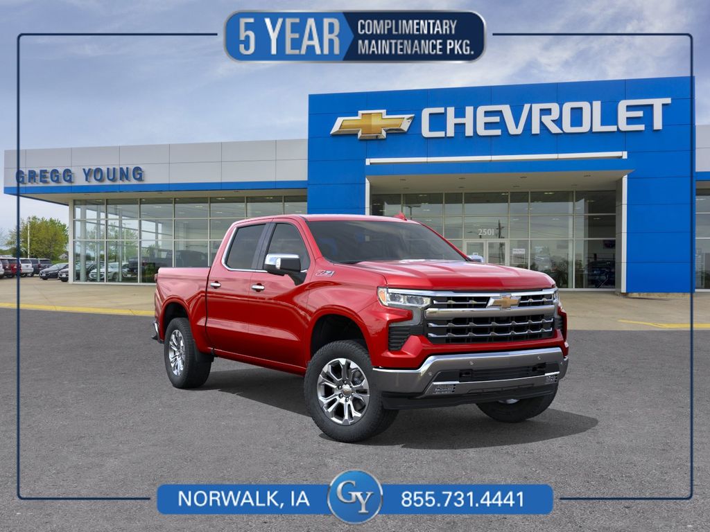 Radiant Red Tintcoat 2026 Chevrolet Silverado 1500 LTZ Crew Cab 4WD Pickup Truck Four-Wheel Drive Automatic