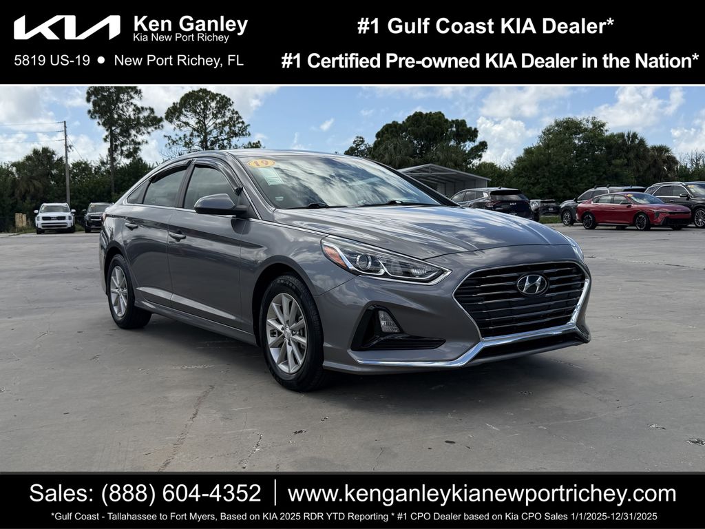 Machine Gray 2019 Hyundai Sonata Sedan Front-Wheel Drive 6-Speed Automatic