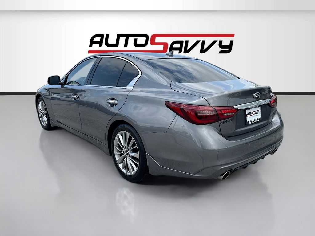 2023 INFINITI Q50 LUXE Gray at AutoSavvy Houston Northwest