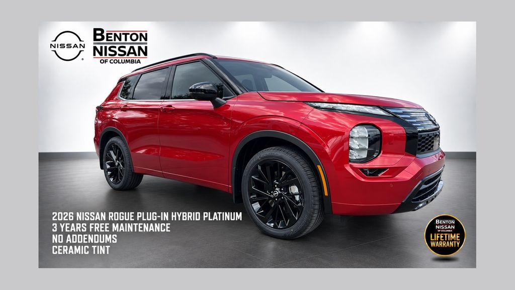 Royal Red 2026 Nissan Rogue Plug-In Hybrid SUV / Crossover All-Wheel Drive 1-Speed Automatic