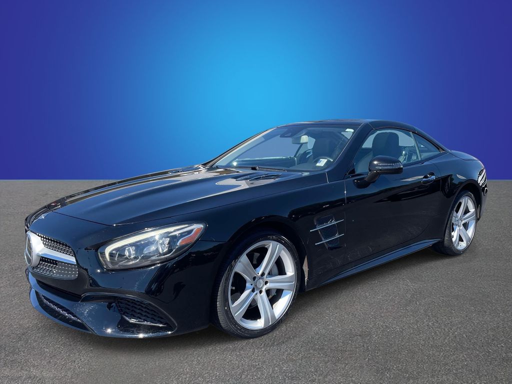 Black 2020 Mercedes-Benz SL-Class SL 450 RWD Convertible Rear-Wheel Drive 9-Speed Automatic