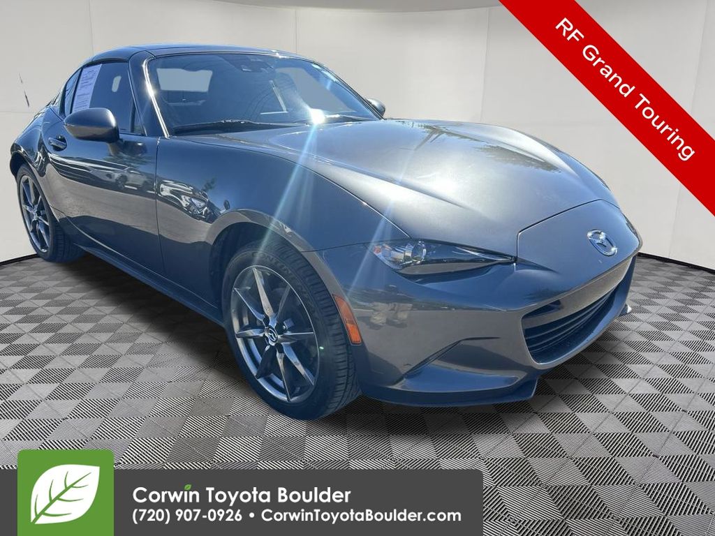Machine Gray 2017 Mazda MX-5 Miata Convertible Rear-Wheel Drive 6-Speed Automatic