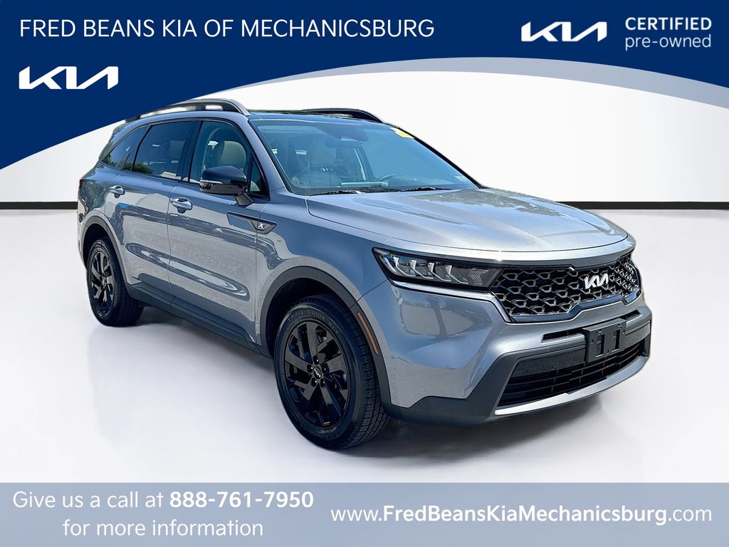 Everlasting Silver 2023 Kia Sorento X-Line S AWD SUV / Crossover All-Wheel Drive 8-Speed Automatic