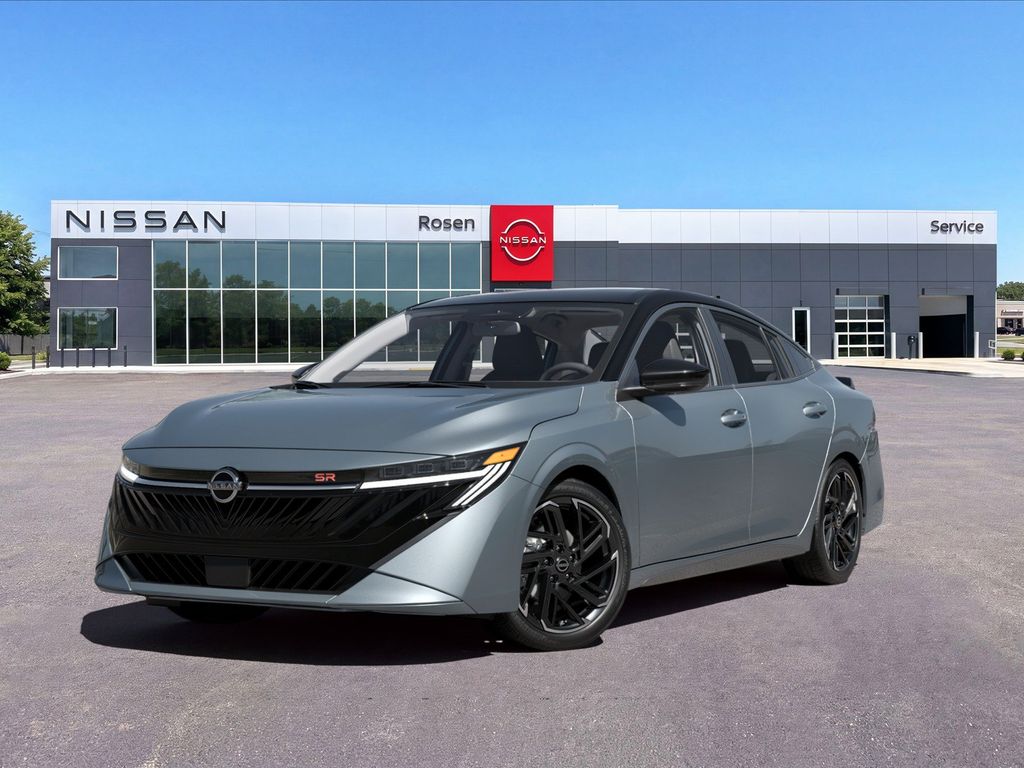 Atlantic Gray Metallic/Super Black 2026 Nissan Sentra Sedan Front-Wheel Drive Continuously Variable Transmission