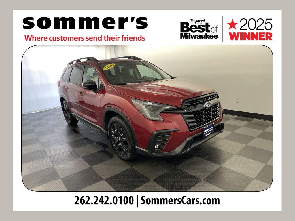 Crimson Red Pearl 2024 Subaru Ascent SUV / Crossover All-Wheel Drive Continuously Variable Transmission