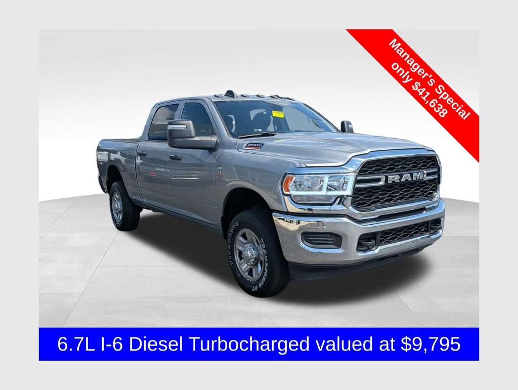 Billet Silver Metallic Clearcoat 2023 RAM 2500 Pickup Truck Four-Wheel Drive 6-Speed Automatic