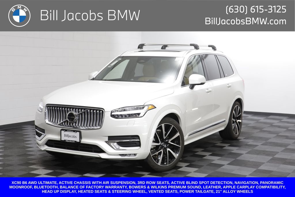 Crystal White Metallic 2024 Volvo XC90 SUV / Crossover All-Wheel Drive Automatic
