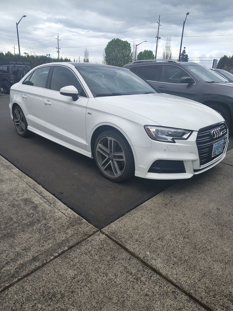 Ibis White 2018 Audi A3 2.0T Premium Plus Sedan FWD Sedan Front-Wheel Drive 6-Speed Automatic