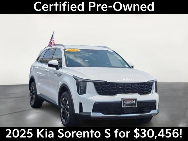 Glacial White Pearl 2025 Kia Sorento SUV / Crossover All-Wheel Drive 8-Speed Automatic