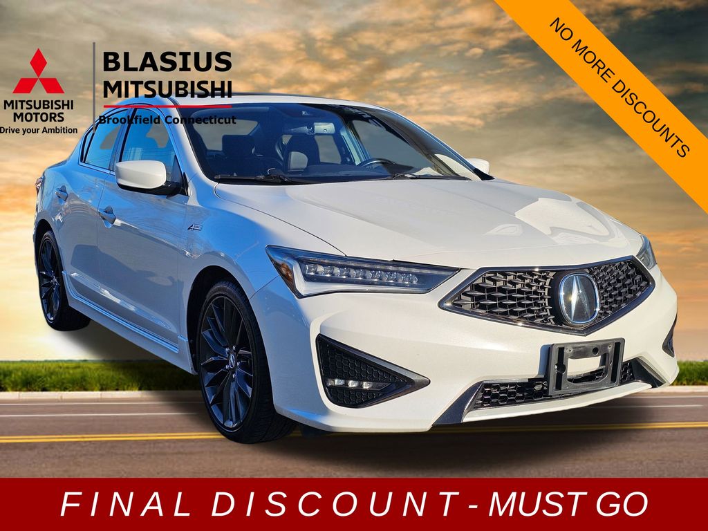 White 2020 Acura ILX FWD with Premium and A-Spec Package Sedan Front-Wheel Drive 8-Speed Dual Clutch