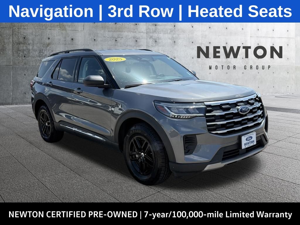 Carbonized Gray Metallic 2025 Ford Explorer SUV / Crossover All-Wheel Drive Automatic