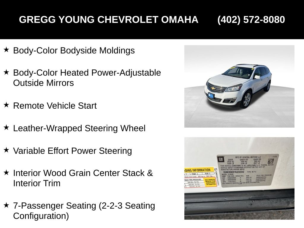 Used 2017 Chevrolet Traverse SUV