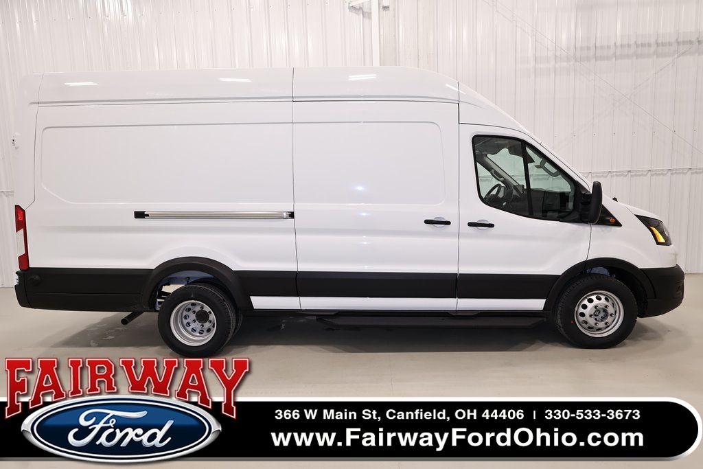 Oxford White 2026 Ford Transit Cargo 350 HD High 11000 GVWR Roof Extended LB DRW AWD Van All-Wheel Drive