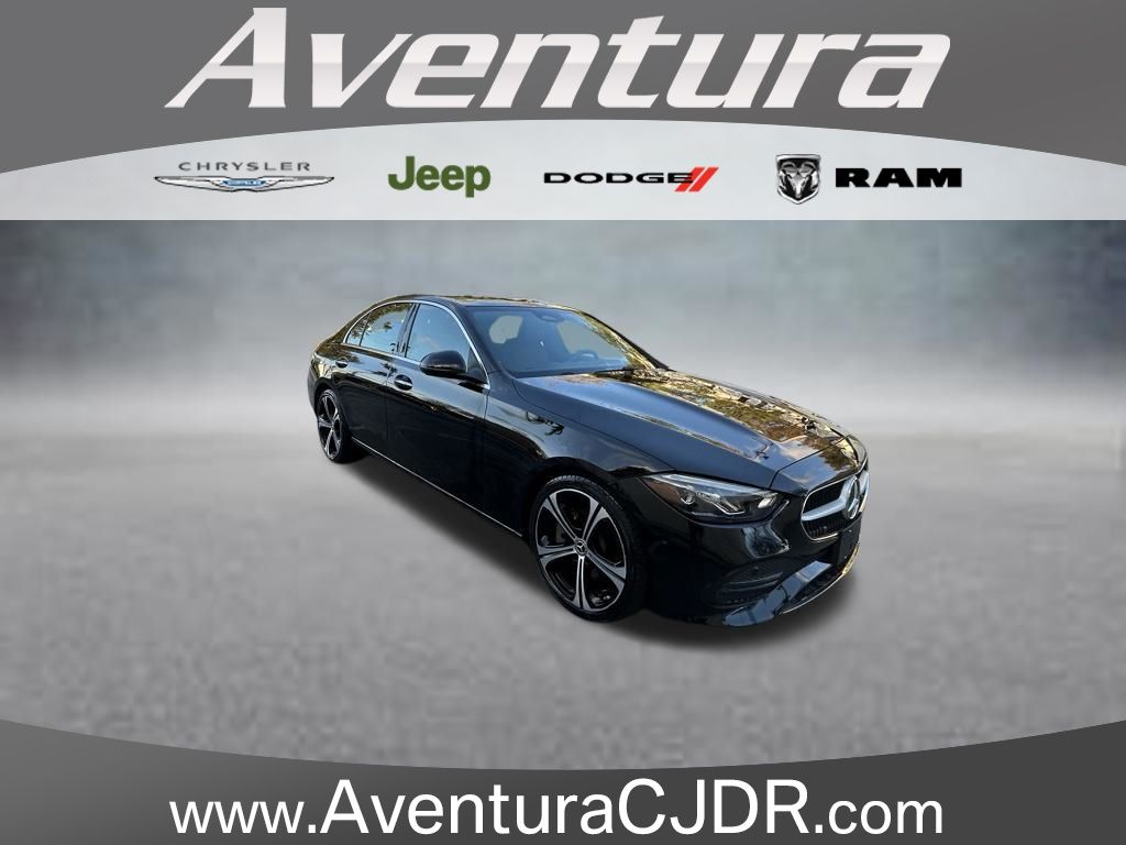 Black 2025 Mercedes-Benz C-Class Sedan Rear-Wheel Drive 9-Speed Automatic