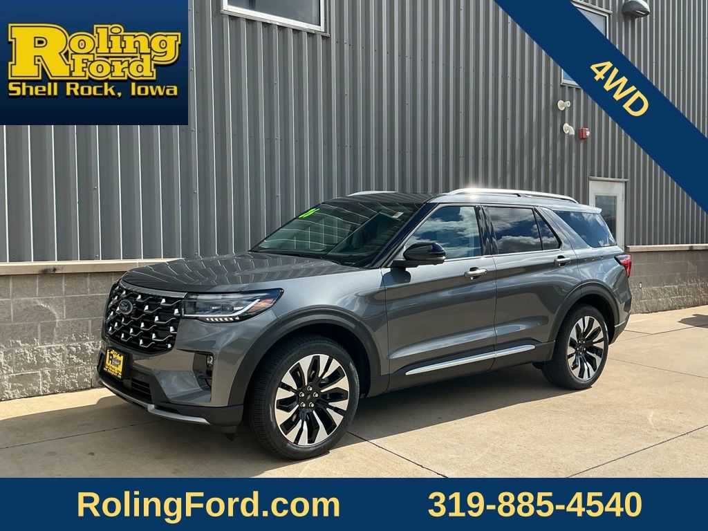 Gray Metallic 2026 Ford Explorer SUV / Crossover All-Wheel Drive Automatic